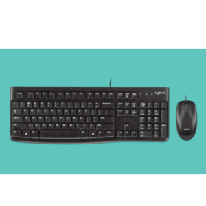 Logitech MK120 USB Corded Keyboard and mouse