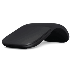 Microsoft arc mouse Black Bluetooth Mouse, Sleek, Ergonomic design, Ultra slim and lightweight