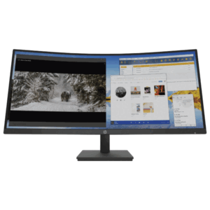 HP 34-inch Curved Monitor VA W-QHD 5ms 100Hz Display (M34d, Black)