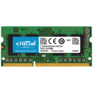 Crucial 8GB DDR3L-1600 SODIMM (PC3-12800) 240-Pin Memory - CT102464BF160B